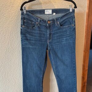 BKE Women's Dark Blue Straight Payton Jeans